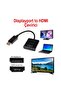 Displayport to HDMI Converter Adapter Display Port Male to Vga Female - 2