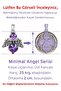 Real Jade Natural Stone Minimal Angel Model A Quality Chain Pendant - 3