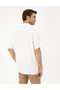 Beyaz Regular Fit Örme Gömlek 50286124-VR013 - 5