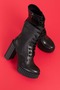 Women's Genuine Leather Platform Heeled Boots Mnz.240031 - 3