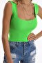 U-Neck Standard Size Basic Summer Knitwear Blouse - 7