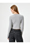 Crew Neck Crop Knitwear Sweater Slim Fit - 4