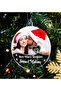 Christmas Tree Ornaments with Photos 3 Pieces, Illustrated Pine Tree Ornament New Year Gift Decoration Gift