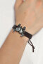 Adjustable Size Leather Unisex Bracelet Bundle with String Detail - 3