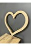 DEKORATİF KALP HAM MDF