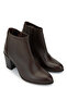 Women's Vegan Brown Heeled Boots - 2