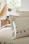 Liliana King Size Embroidered Satin Duvet Cover Set - 2