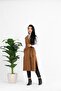 Stamped Vest-Brown - 2