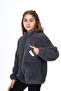 Girl's Embroidered Plush Cardigan - 3