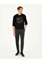 Anthracite Melange Slim Fit 3 Thread Elastic Leg Sweatpants 50299286-Vr081