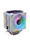 مروحة معالج Ice Pro WP4 White Auto Rainbow Fan Tower