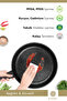 20 cm Wide Black Granite Pan - Ess005 - 5