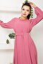 Dried Rose Pleated Aerobin Dress - Ss2339 - 6