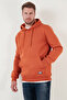 Men's Sweat - Slim Fit, Hooded, Kangaroo Pocket, Furry Inside, Soft Shirt 5905281 - 2