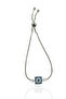 Premium Square Bracelet with Stone Detail - Elevator Evil Eye Beads - 3