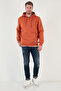 Men's Sweat - Slim Fit, Hooded, Kangaroo Pocket, Furry Inside, Soft Shirt 5905281 - 3