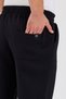 Black Back Pocket Label Detailed Straight Leg Men's Cotton Sweatpants - 7