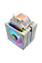 مروحة معالج Ice Pro WP4 White Auto Rainbow Fan Tower - 2
