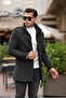 Tuci Payson High Collar Slim Fit Coat with Pocket Detail - 2