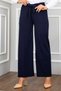 Wide Leg Hijab Pants Navy Blue