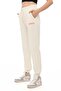 Women's Heart Embroidered Sweatpants Burgundy - 2