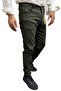 Men's Linen Trousers Canvas Lycra Regular Fit Khaki 106 - 3