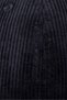 Navy Blue Velvet Men's Hat Corded Baseball Cap - 4