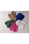 5 Pieces of Dowry Gift Glittery Mesh Knitted Booties
