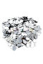 Silver Confetti Transparent Balloon Set 10 Pieces Birthday Bride to Be Balloon Decoration - 2