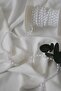 5 Meters White Row Cut Pearl, Bundle Decoration, Bouquet Pearl Decoration