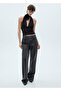 Halter Collar Lureks Knitwear Blouse - 2