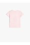 Ice Cream Printed Short Sleeve Crew Neck T-Shirt - 2