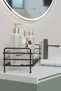 Stainless Metal Multi-Purpose Bathroom, Kitchen Shelf Cosmetic, Jewelry Organizer - 4