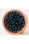 10 Mm 100 Pieces Decorative Plastic Lamb Beads - Black Color - Wide Hole - 2