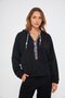 KAPÜŞONLU BASIC SİYAH SWEATSHIRT - 2