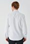 Men's Black Long Sleeve Patterned Cotton Classic Slim Fit Slim Fit Shirt 1004240189 - 6