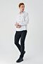 Men's Black Long Sleeve Patterned Cotton Classic Slim Fit Slim Fit Shirt 1004240189 - 2