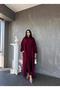 WOMEN'S O-COLLAR DRESS AND LONG CARDIGAN SUIT - 2