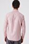 Men's Powder Color Short Sleeve Patterned Jacquard 100% Cotton Slim Fit Shirt 1004230183 - 7