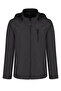 Men's 100% Waterproof Fleece Inside with Inner Pocket Removable Hooded Softshell Coat & Coat