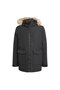 Paveric Fur Par Black Men's Parka Ix8888 - 3