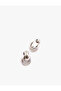 Geometric Dangle Earrings Steel - 3