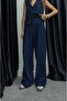 Navy Blue Kerry Palazzo Trousers - 7