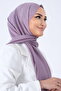 شال بريسا فوال باللون الخزامى الداكن (رقيق ودقيق خاص ومناسب للاستخدام اليومي) - 4