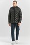 Black Padded Detachable Hooded Lined Slim Fit Slim Fit Casual Coat 1007245151 - 3