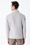 Men's Stone Color Quilted Padded Stand Collar Slim Fit Casual Coat 1007235264 - 6