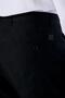 Men's Black Cotton Casual Slim Fit Chino Trousers with Side Pockets 1003240151 - 5