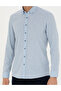 Light Blue Slim Fit Long Sleeve Shirt 50280214-Vr003 - 6
