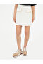 Ecru A-Line Knitted Skirt 50282652 -Vr019 - 2