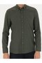 Khaki Slim Fit Long Sleeve Shirt 50280214-Vr027 - 6